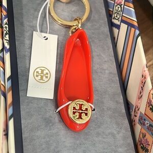 ❤️TORY BURCH FLAT Key Fob Ring.